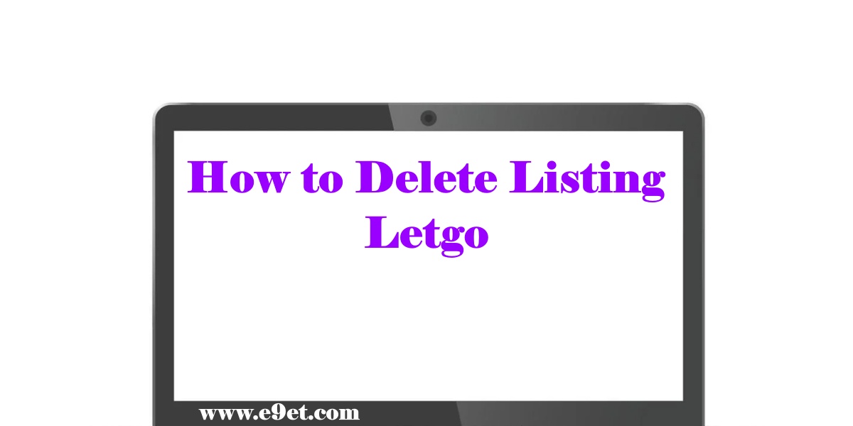 Delete a Listing on Letgo