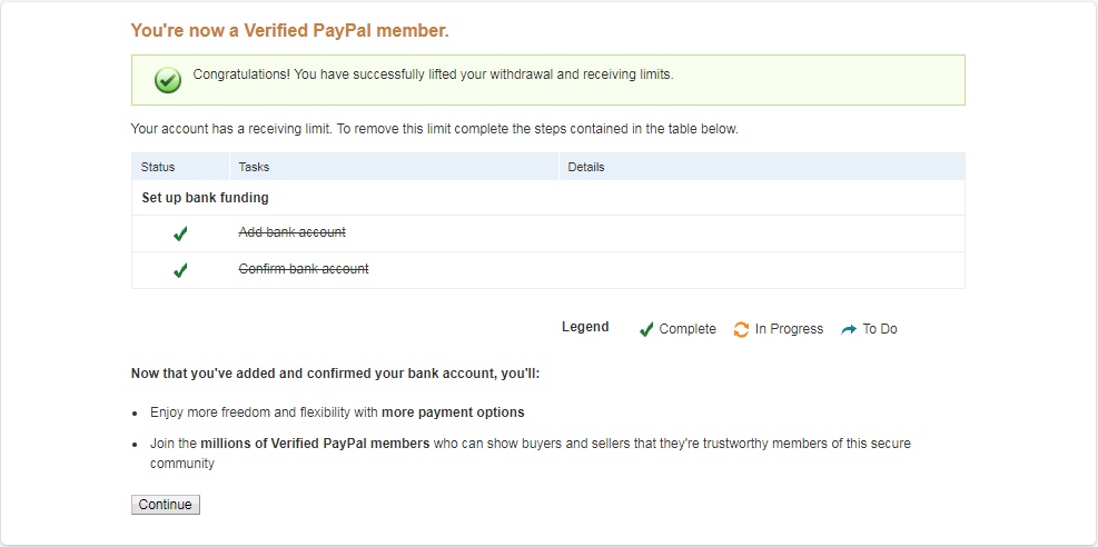 Paypal Withdrawal Limit