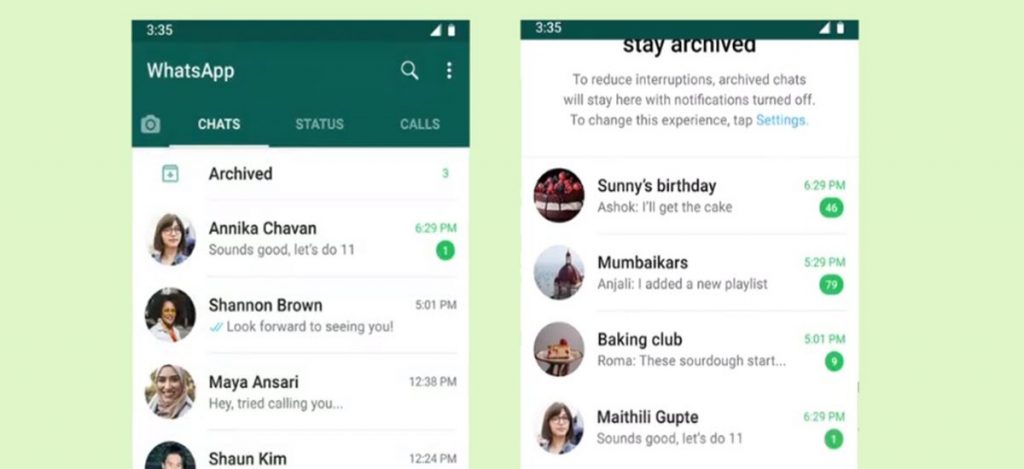 WhatsApp Chats on Android