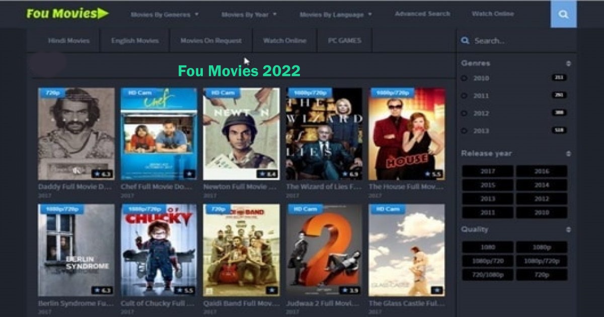 Fou Movies Reviews and its Alternative Sites 2022