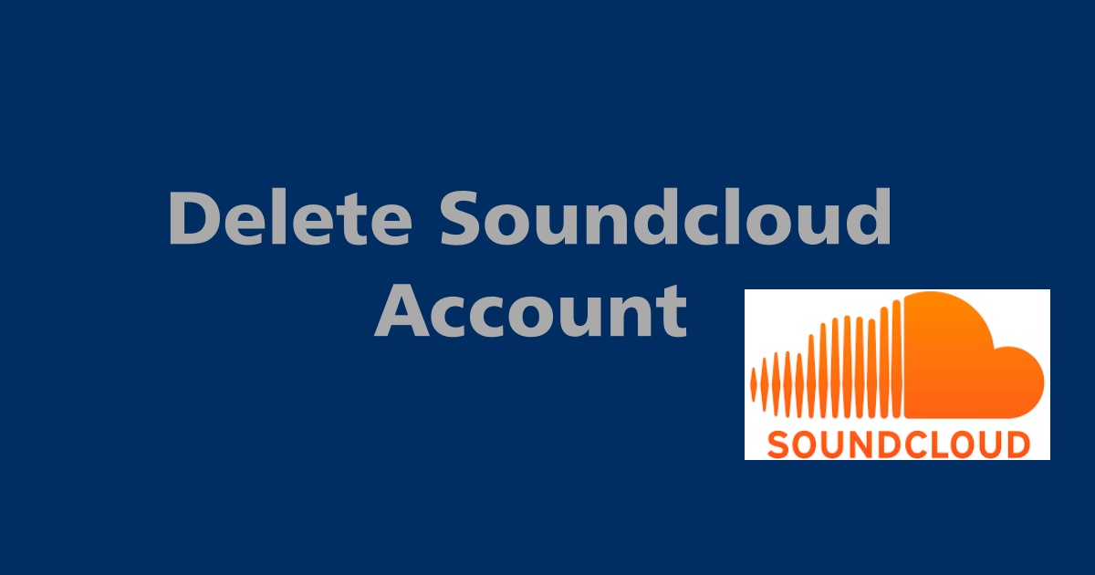 Delete Soundcloud Account