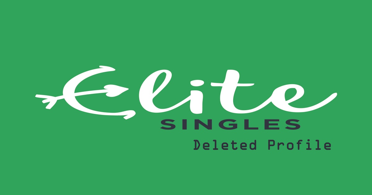 Elite Singles Deleted Profile