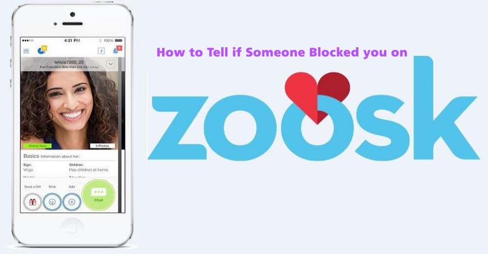 How to tell if someone blocked you on Zoosk