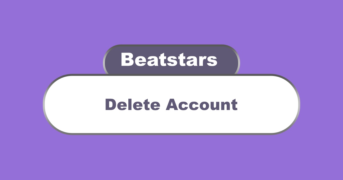 How to Delete Beatstars Account