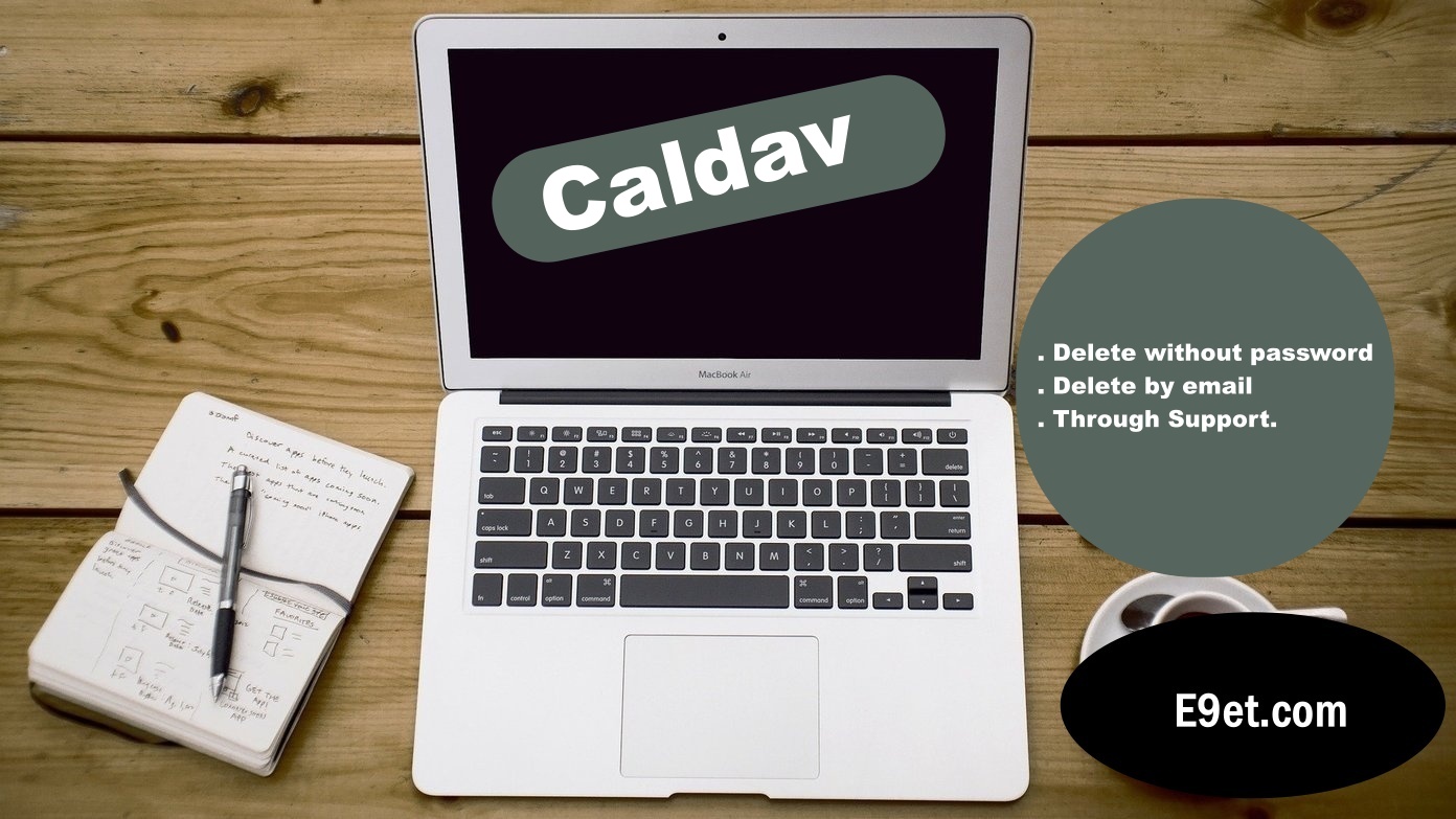 How to Delete Caldav Account