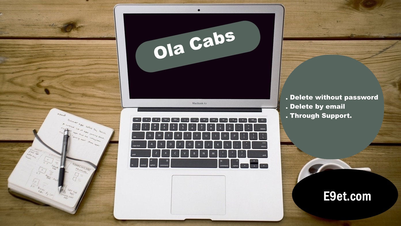 Delete Account on Ola Cabs