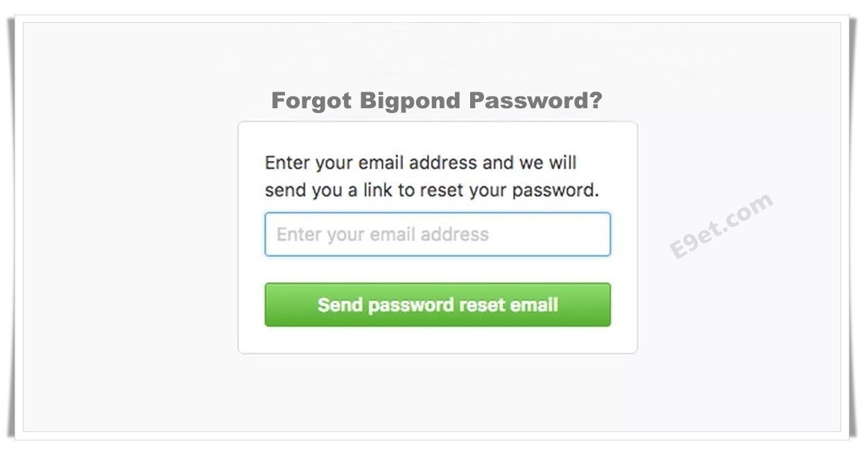 How to Recover Bigpond Email Account