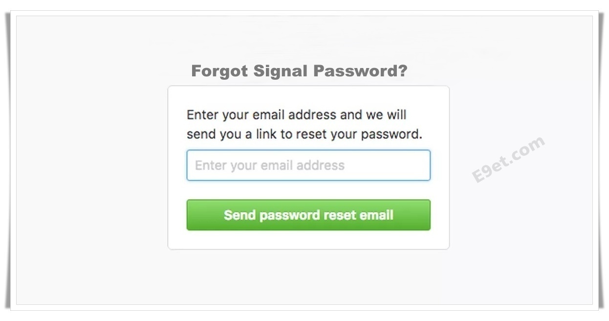 How to Recover Signal Account