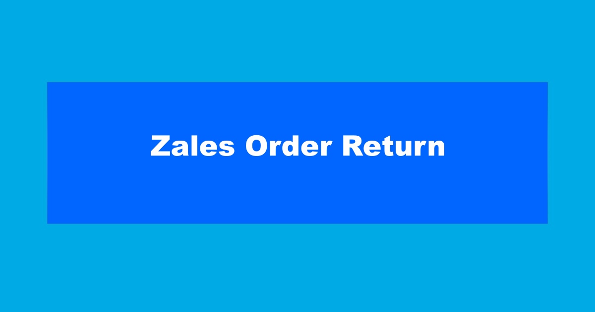 Zales Order Return Online