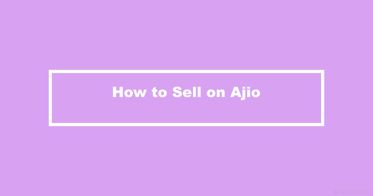 Sell On Ajio Business