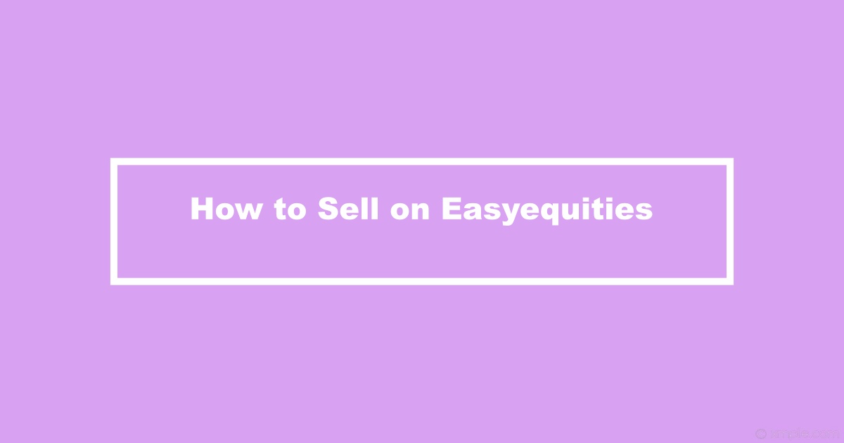 Sell On Easyequities