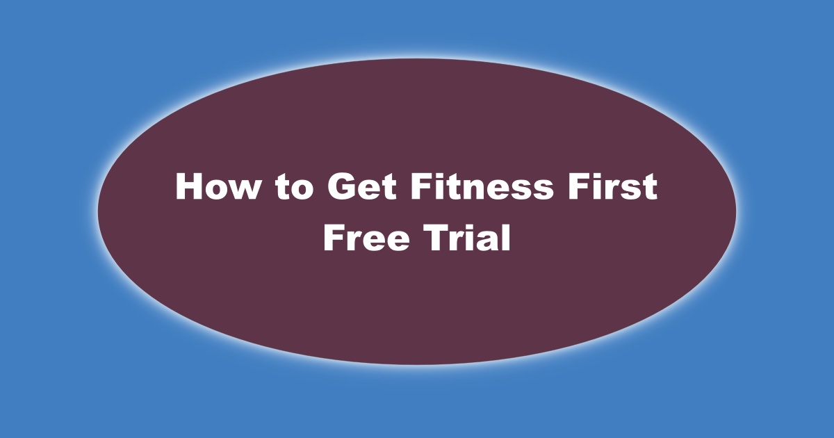 Image of Fitness First Free Trial 7 Days