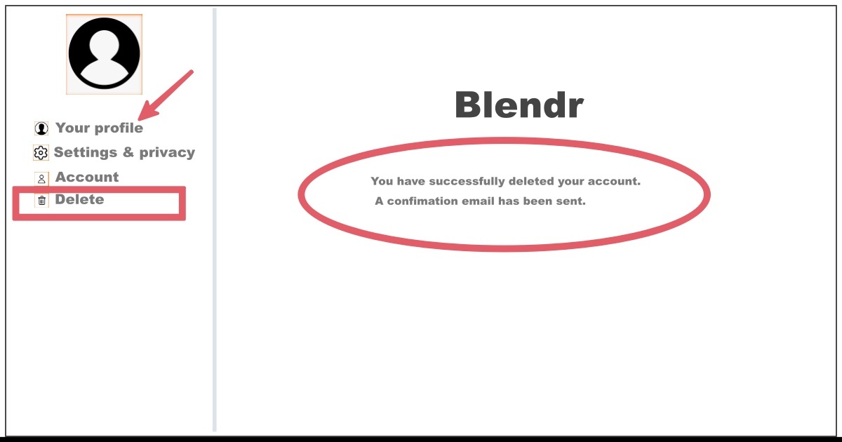 Image of How to Delete Blendr Profile
