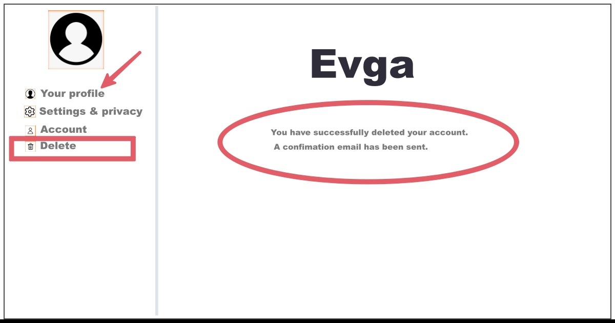 Image of How to Delete Evga Account