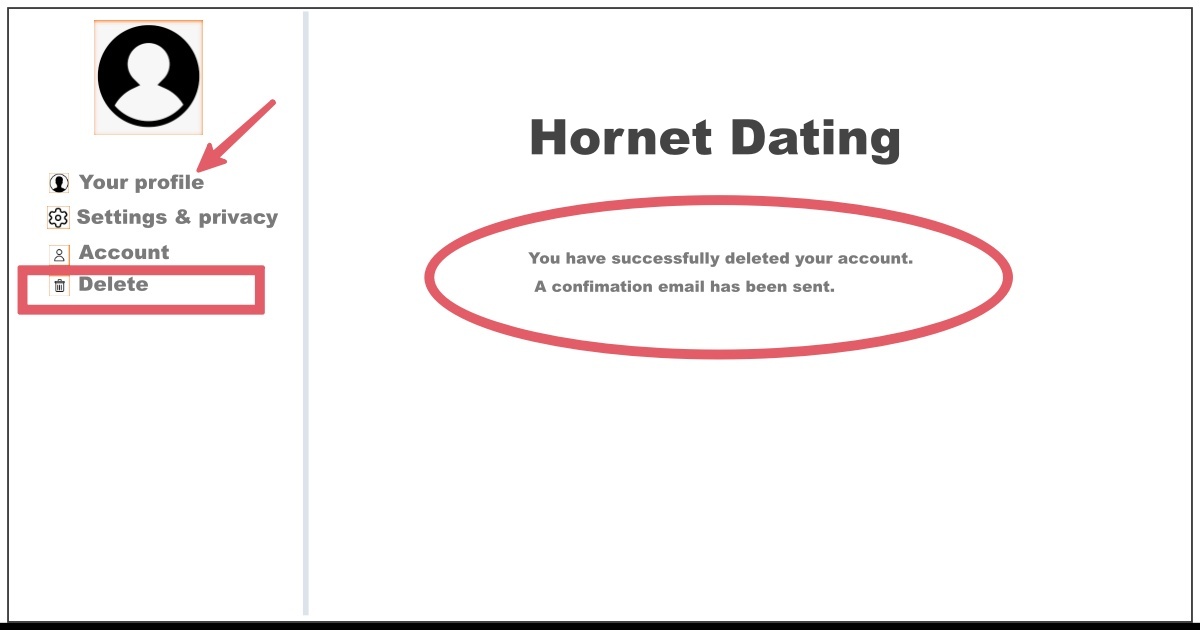 Image of How to Delete Hornet Dating Account