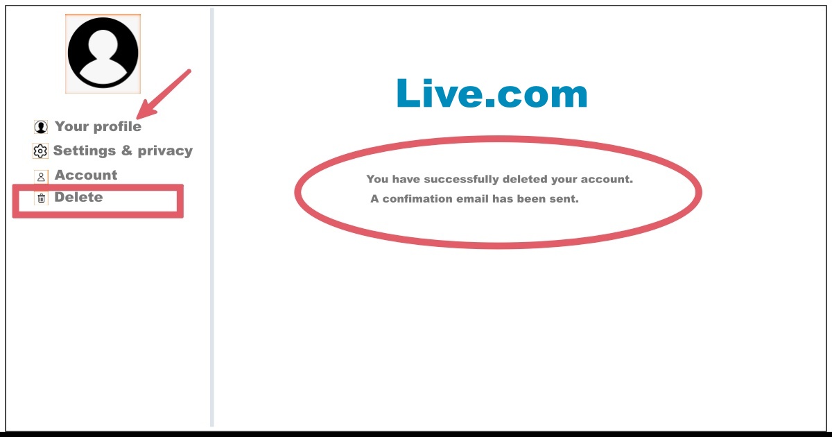 Image of How to Delete Live.com Account