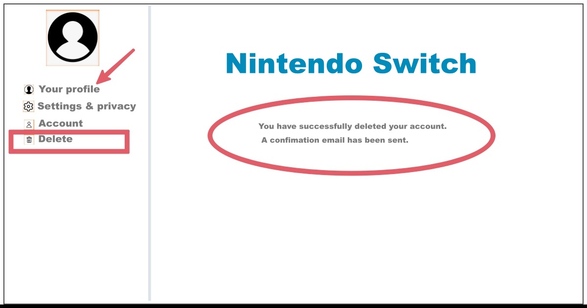Image of How to Delete Nintendo Switch Account