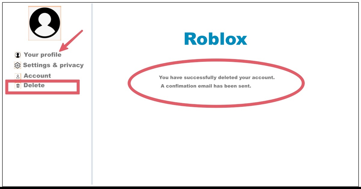 Image of How to Delete Roblox Account