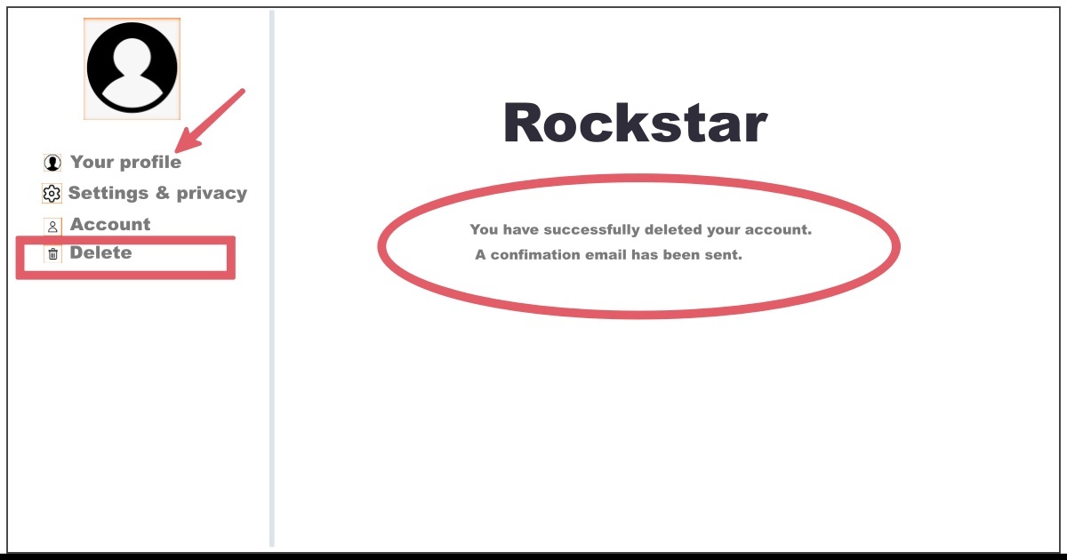 Image of How to Delete Rockstar Account