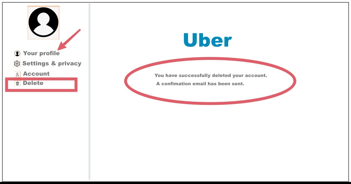 Image of How to Delete Uber Account