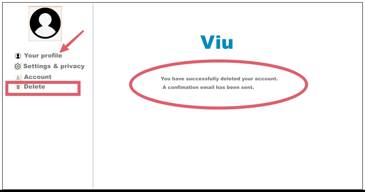 Image of How to Delete Viu Account