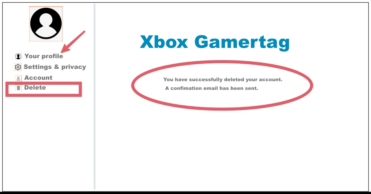 Image of How to Delete Xbox Gamertag Account