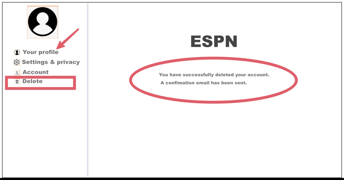 Image of How to Delete ESPN Account Free Trial