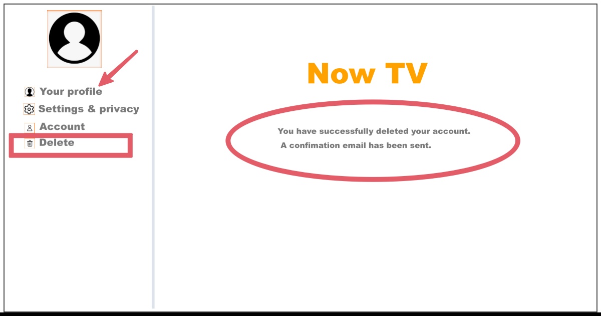 Image of How to Delete Now TV Account Free Trial