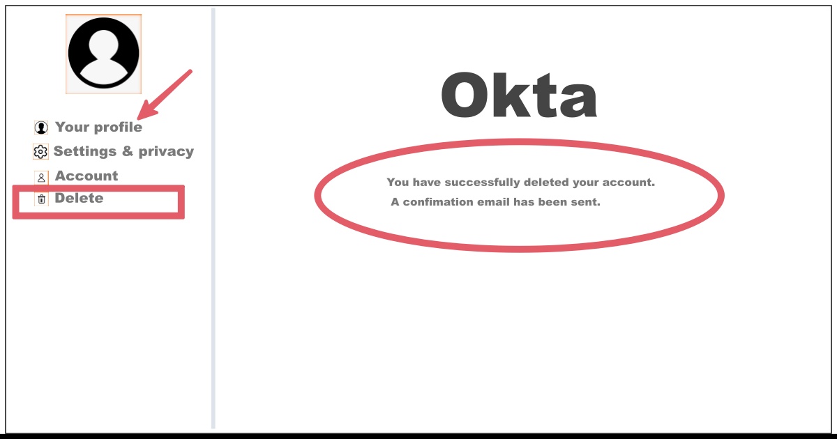 Image of How to Delete Okta Free Trial Account