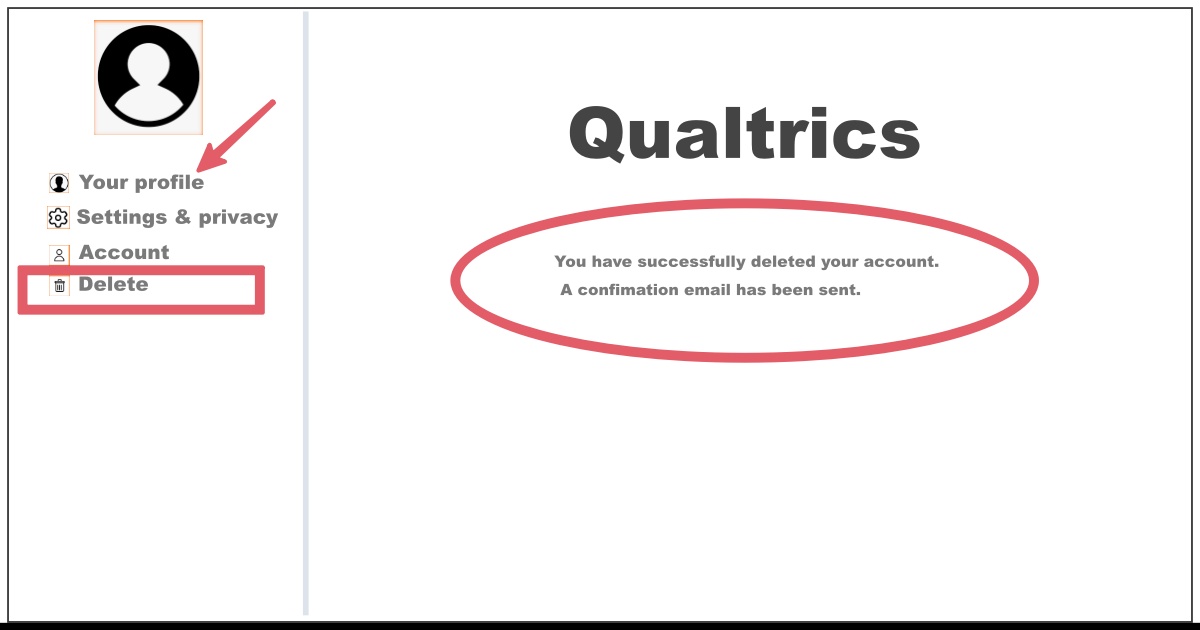 Image of How to Delete Qualtrics Free Trial Account