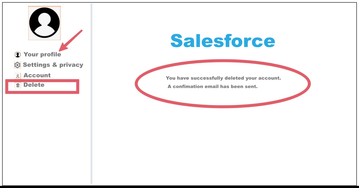 Image of How to Delete Salesforce Free Trial Account