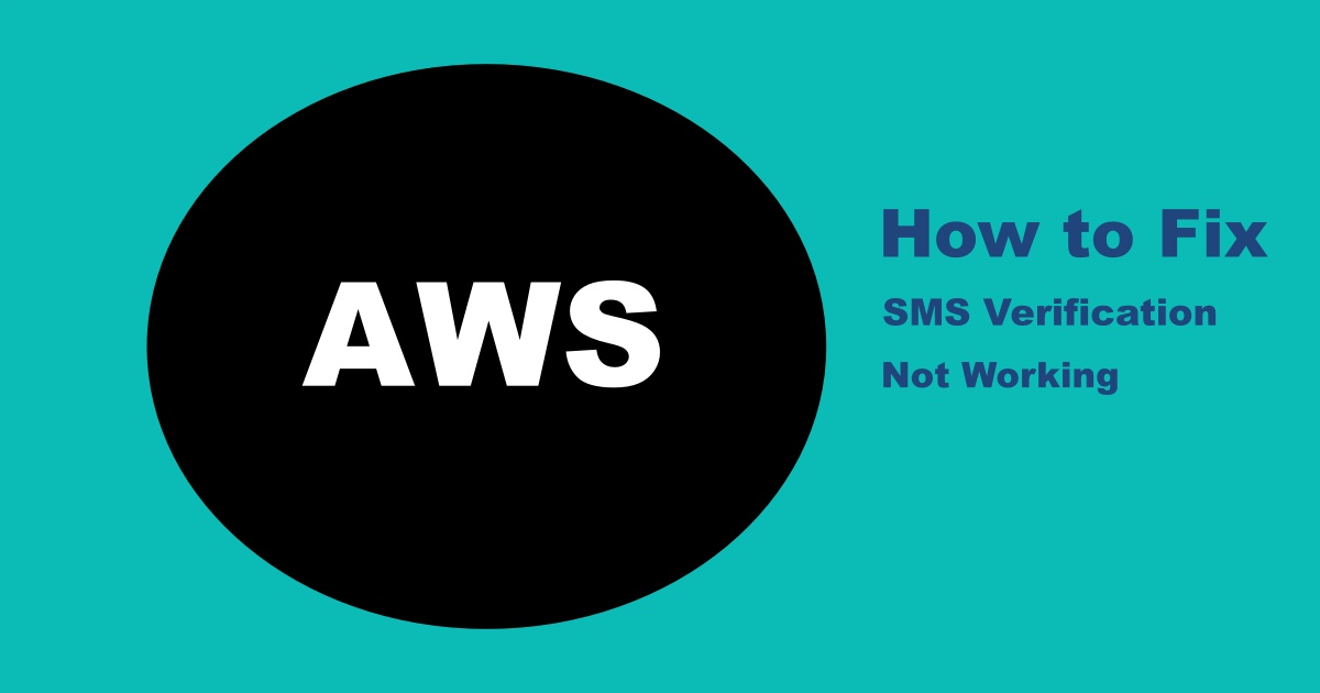 AWS SMS Verification