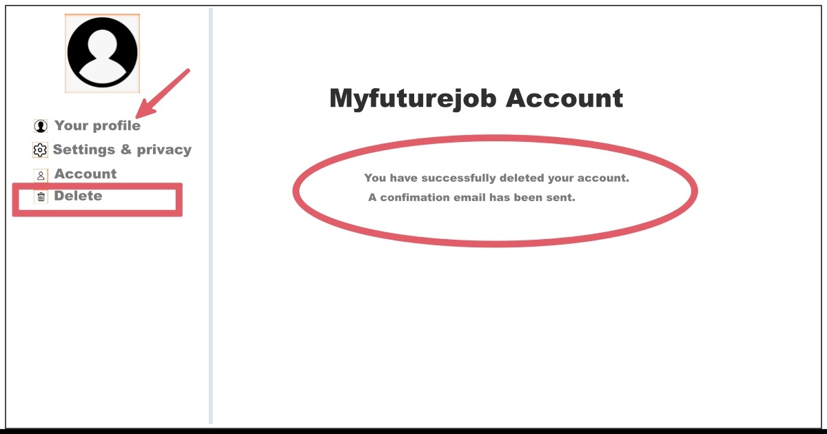 How to Delete Myfuturejob Account