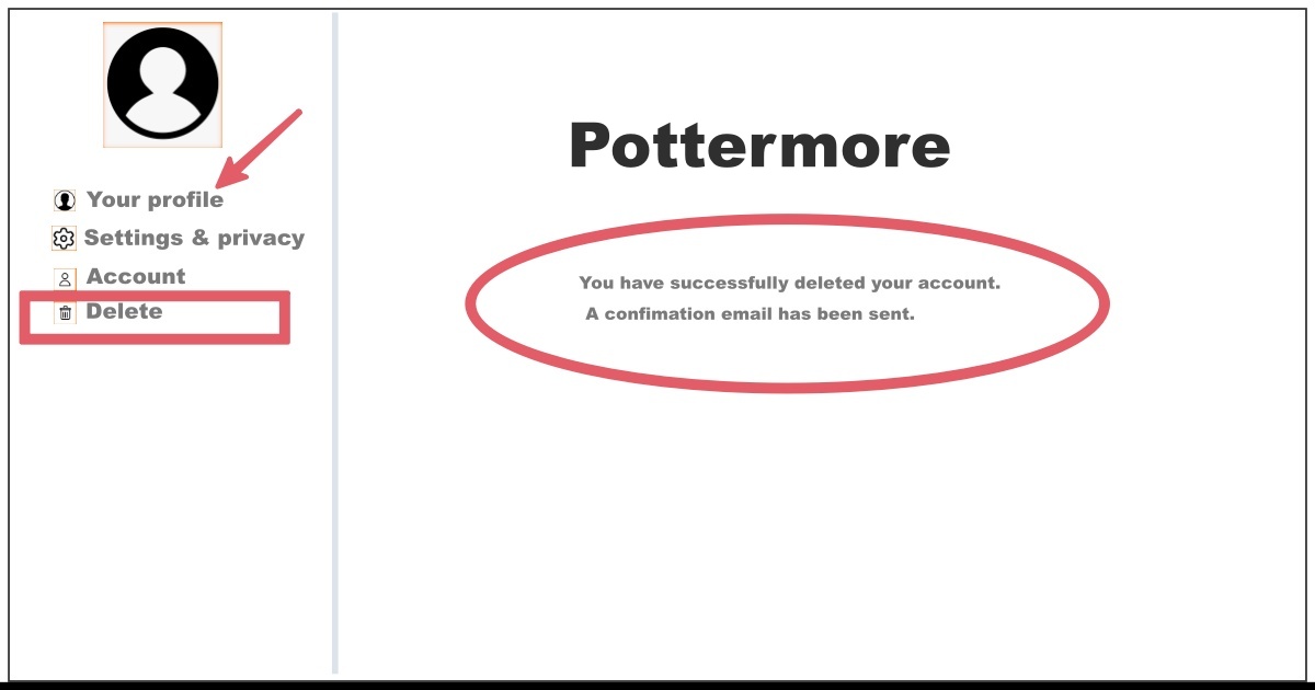 How to Delete Pottermore Account