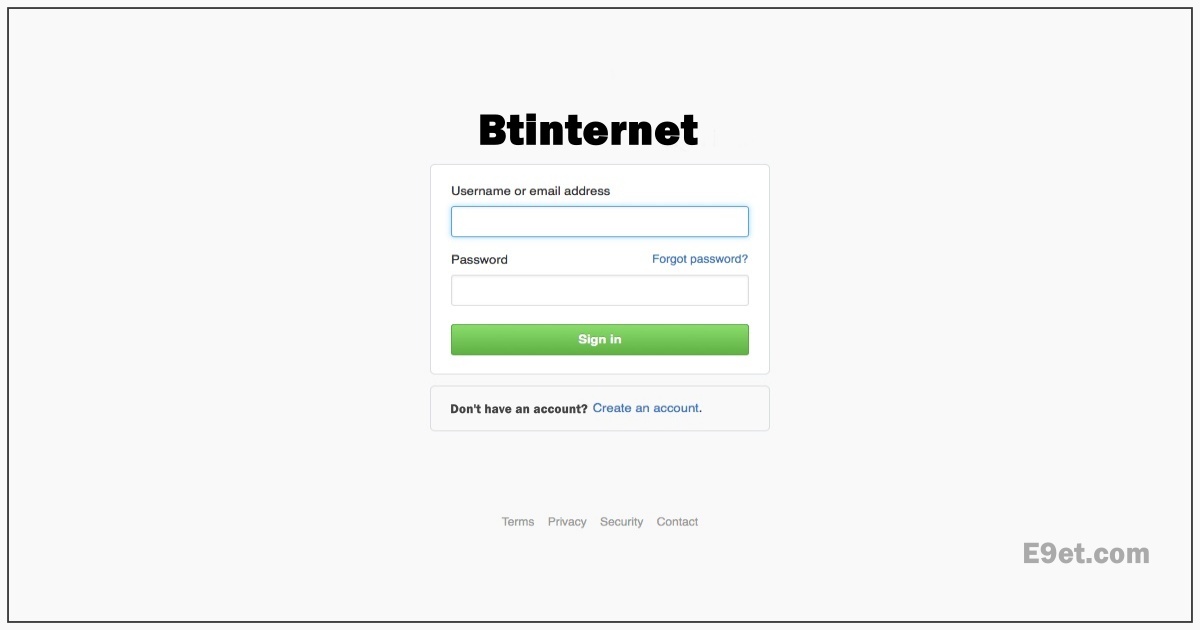 How to Log Into a BTinternet Account
