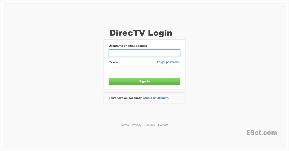 How to Login to DirecTV Account