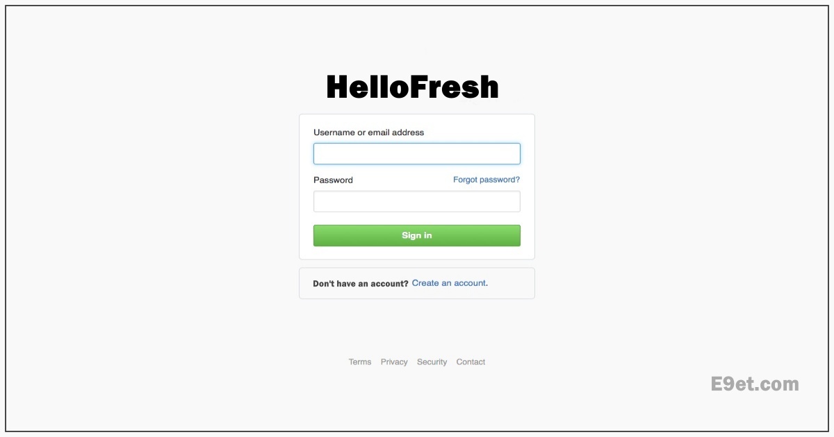 How to Log Into HelloFresh Account