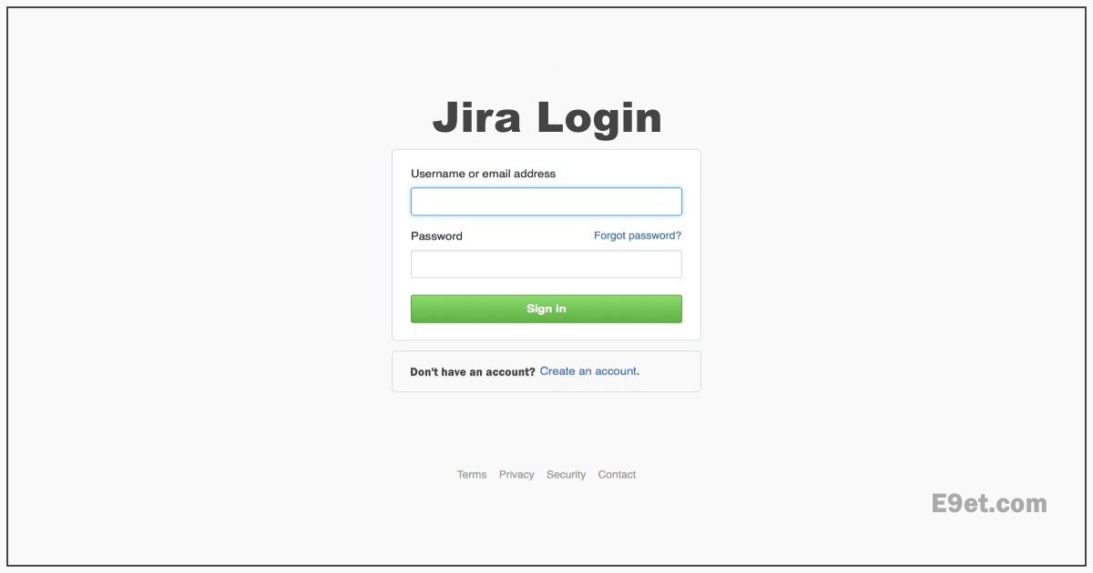 Jira Account