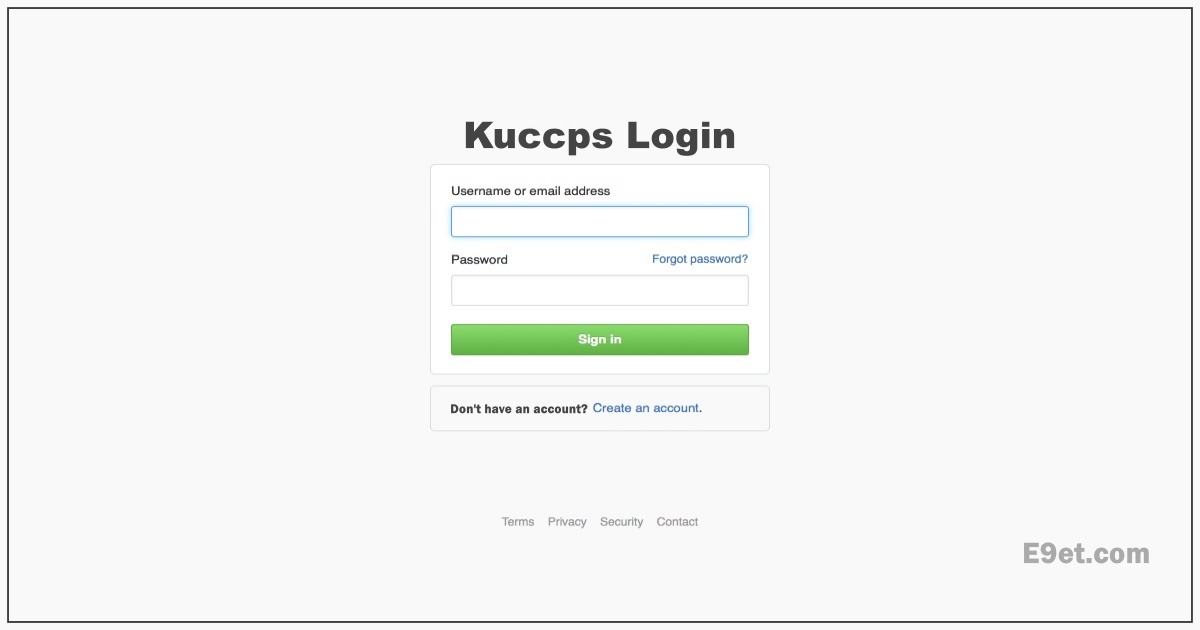 Kuccps Account Login