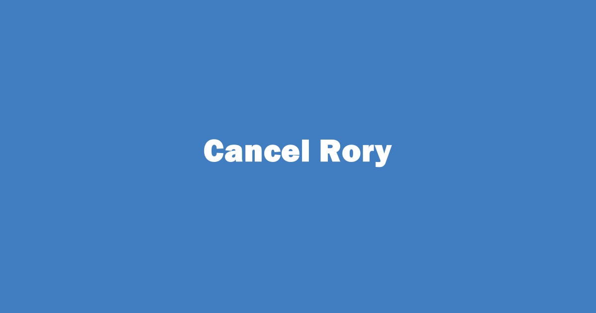 How to Cancel Rory Subscription