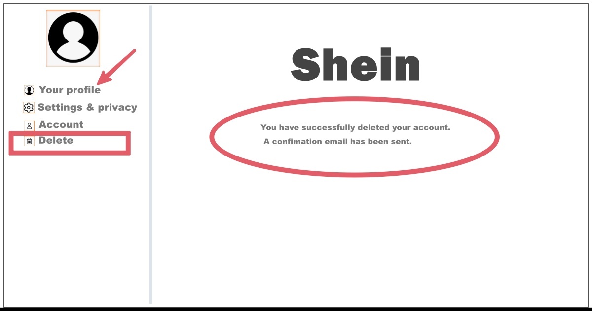 How to Delete Shein Account