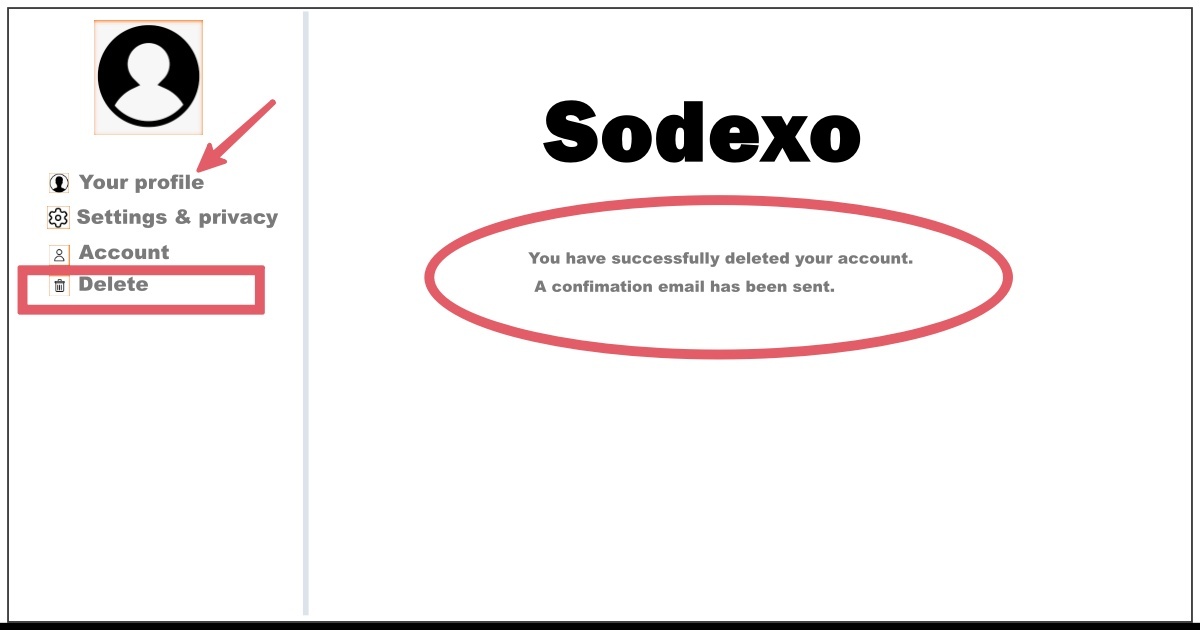 How to Delete Sodexo Account