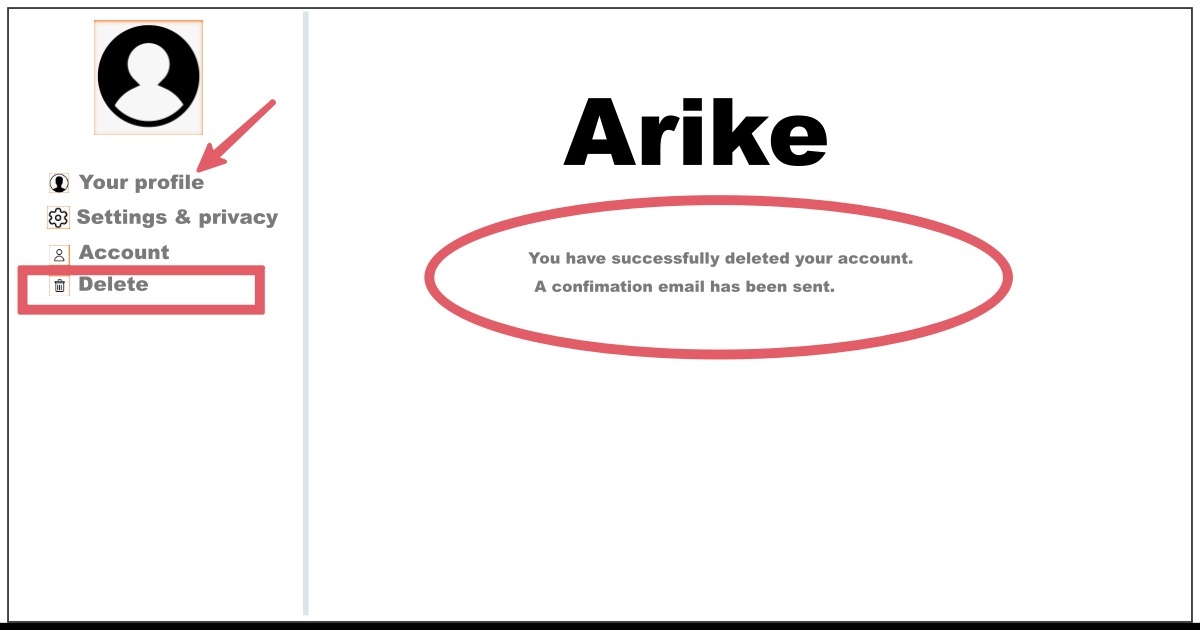 How to Delete Arike Account Permanently