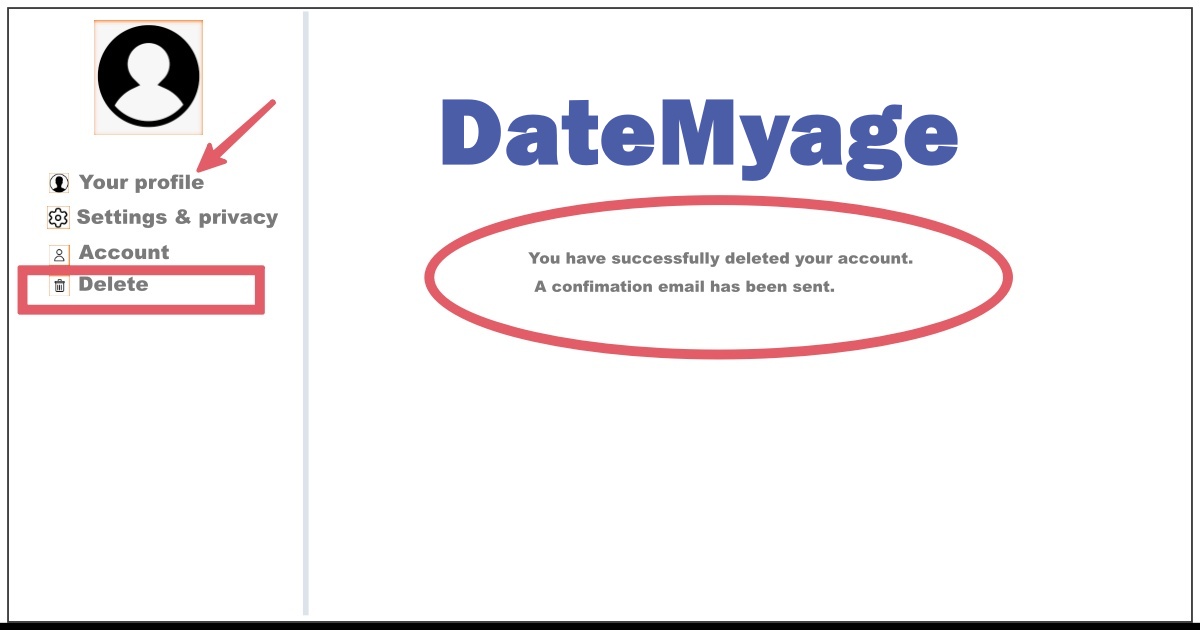 How Can I Delete My DateMyage Account