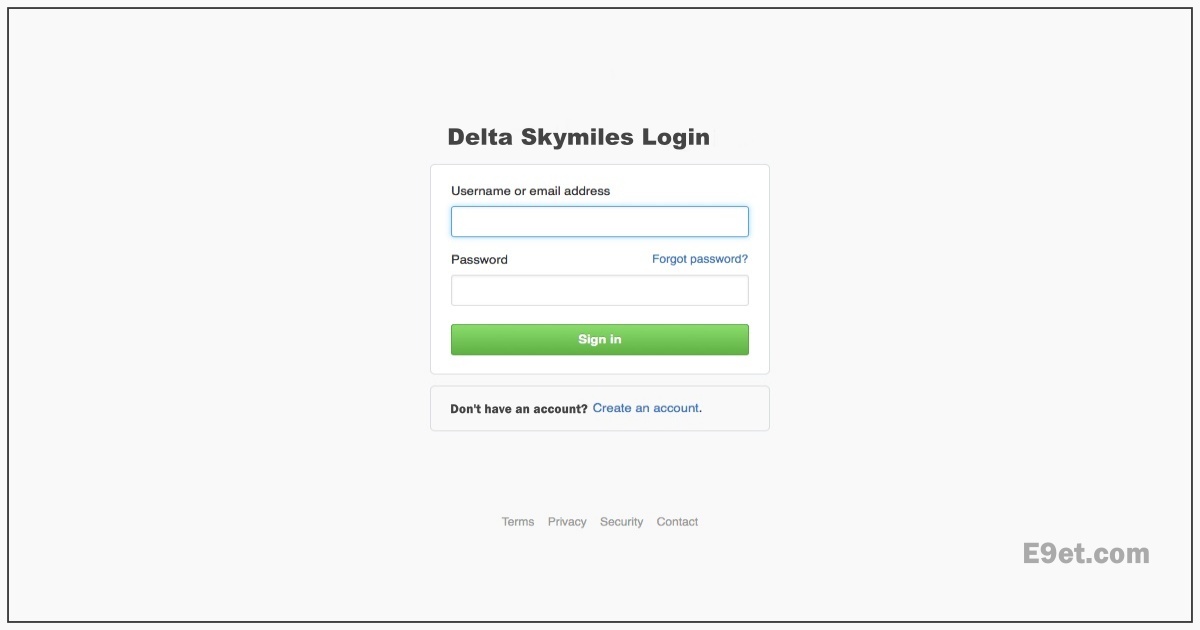 How to Login to Delta Skymiles Account