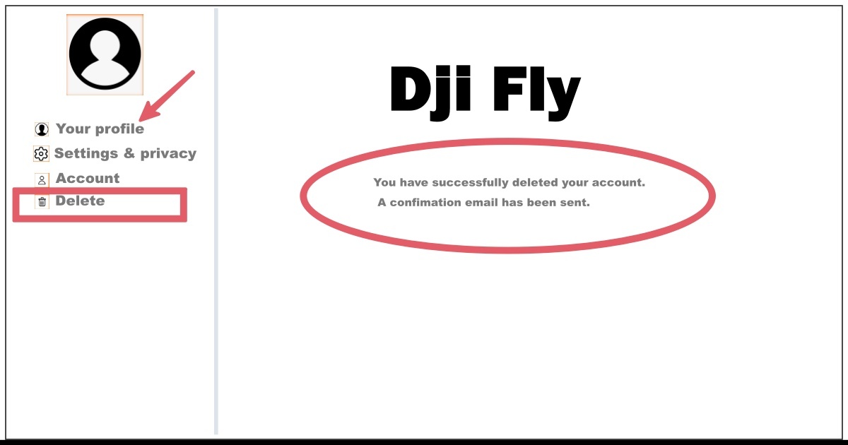How to Delete Dji Fly Account
