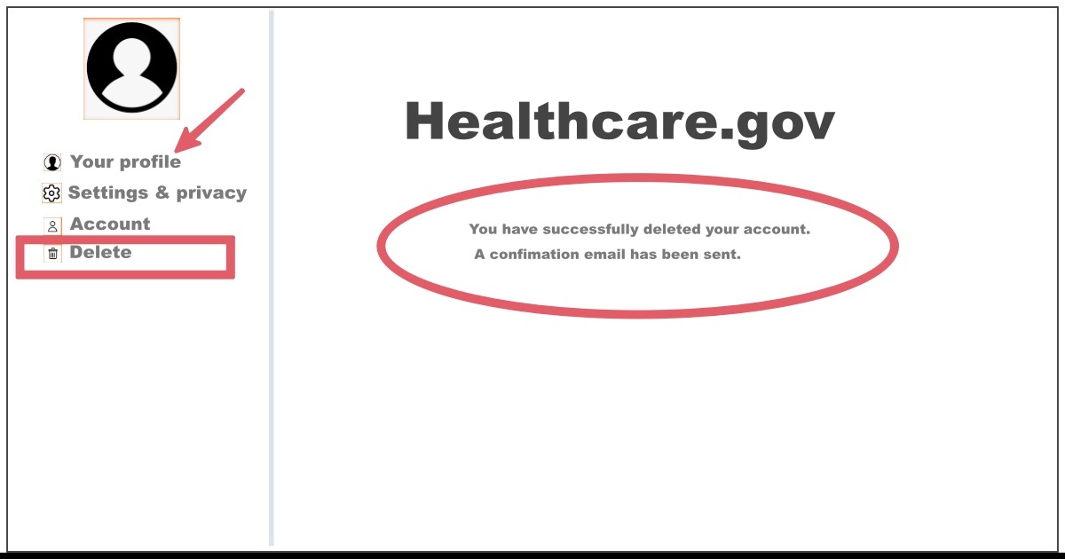 Can You Delete Account on Healthcare.gov