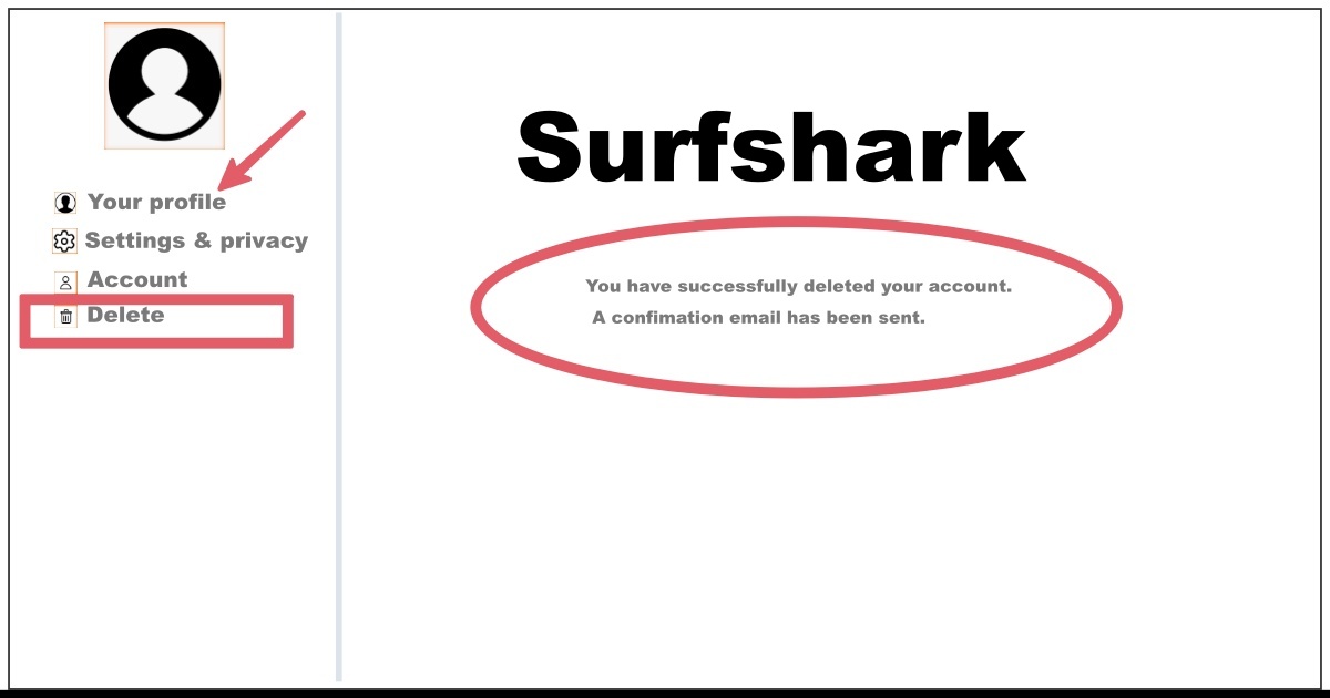 How to Delete Surfshark Account