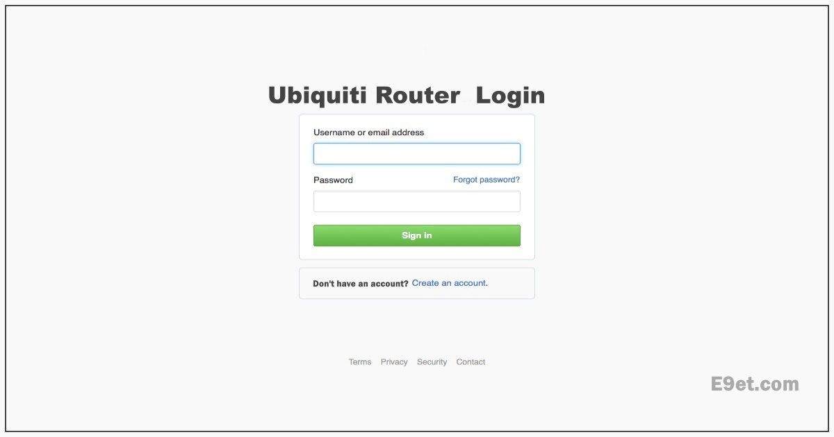 Ubiquiti Router