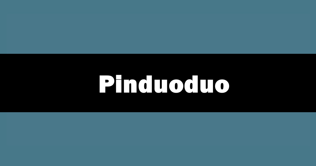 Pinduoduo Change Language